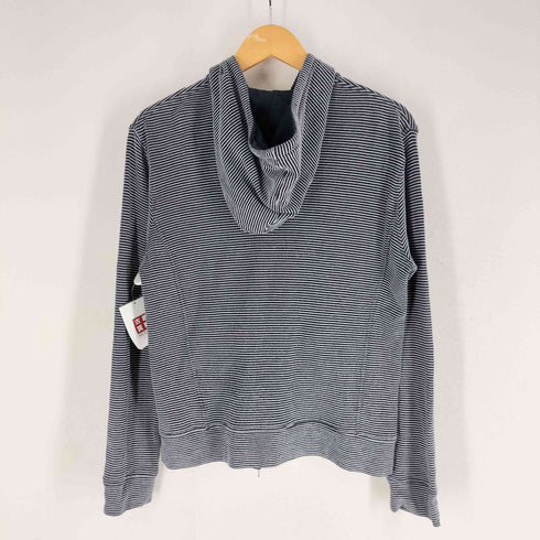 カルバンクラインジーンズ Calvin Klein Jeans ボーダージップアップフーディー ダブルジップ レディース import:M