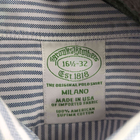 ブルックスブラザーズ BROOKS BROTHERS MADE IN USA ストライプ L/S BD シャツ メンズ 16 1/2