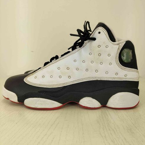 ジョーダンブランド JORDAN BRAND AIR JORDAN 13 RETRO WHITE/TRUE RED-BLACK レディース 24.5cm