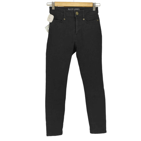 ブルーレーベルクレストブリッジ BLUE LABEL CRESTBRIDGE ブラックスキニーパンツ レディース DE:34