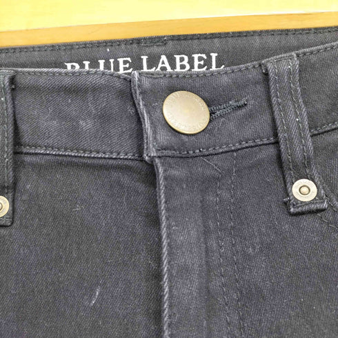 ブルーレーベルクレストブリッジ BLUE LABEL CRESTBRIDGE ブラックスキニーパンツ レディース DE:34