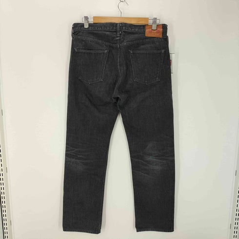 フルカウント FULLCOUNT 1108BK Slim Straight Black Selvedge Denim メンズ 33×34