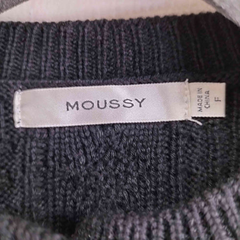 マウジー moussy F/PEARL BUTTON STAND FRILL カーディガン レディース FREE