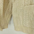 オールダービーニットウェア Oldderby Knitwear 英国製 ハンドニット ウール100 ケーブル編み フーデッド カーディガン レディース import:M
