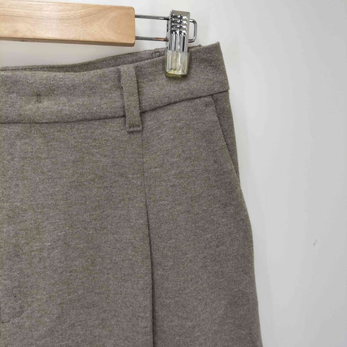 ユニクロ UNIQLO ブラッシュドジャージータックワイドパンツ レディース JPN:XL