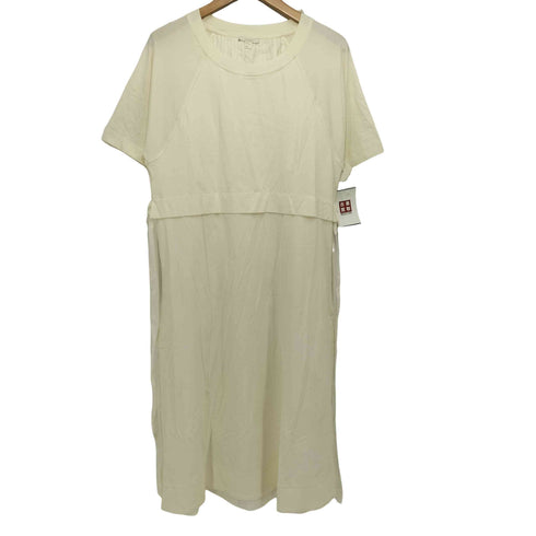 コス COS バックプリーツ コットン切替 フレア S/S ワンピース レディース import:S
