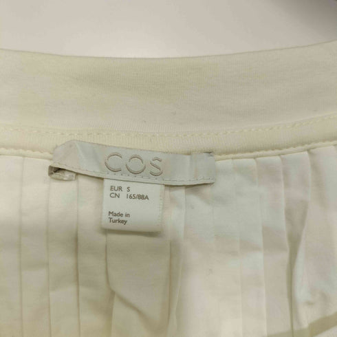 コス COS バックプリーツ コットン切替 フレア S/S ワンピース レディース import:S