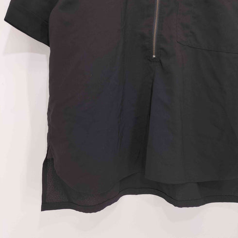 RHYTHR STRETCH POPLIN HALF ZIP SHIRTS メンズ JPN:L