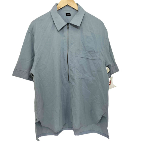 RHYTHR STRETCH POPLIN HALF ZIP SHIRTS メンズ JPN:L