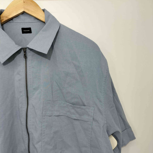 RHYTHR STRETCH POPLIN HALF ZIP SHIRTS メンズ JPN:L