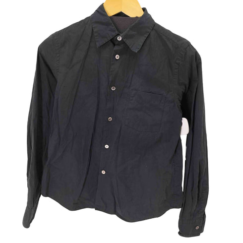 トリココムデギャルソン tricot COMME des GARCONS 04SS クロップドコットン L/S シャツ レディース JPN:M