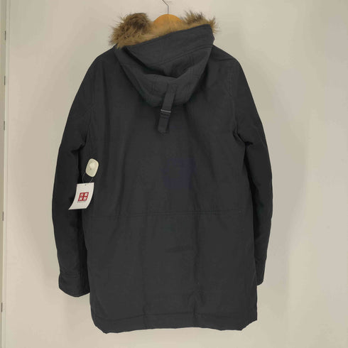 ギャップ Gap 18AW ファー フード 裏地キルティング ダウン モッズ コート メンズ import:M