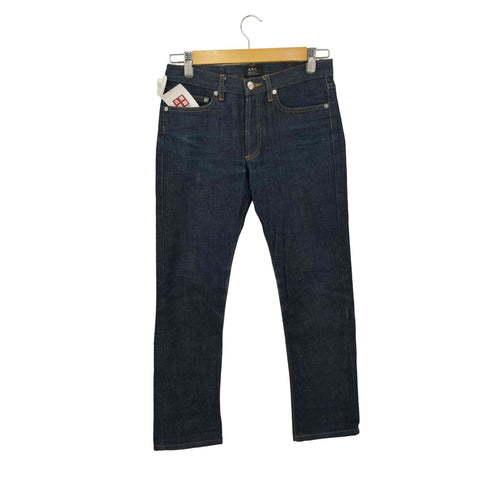 アーペーセー A.P.C. NEW CURE H ボタンフライデニムパンツ 濃紺 メンズ US:28-29