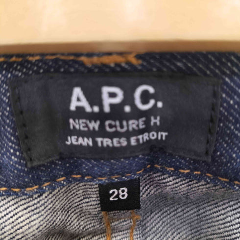 アーペーセー A.P.C. NEW CURE H ボタンフライデニムパンツ 濃紺 メンズ US:28-29