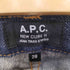 アーペーセー A.P.C. NEW CURE H ボタンフライデニムパンツ 濃紺 メンズ US:28-29