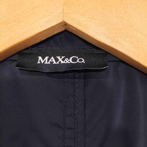 マックスアンドコー MAX & CO. ハイネック ポリエステル 膝丈コート ライトアウター レディース EUR:38