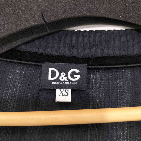 ディーアンドジードルチェアンドガッバーナ D&G DOLCE&GABBANA コットンカーディガン レディース import:XS