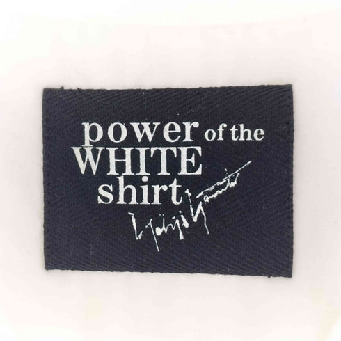 ヨウジヤマモト Yohji Yamamoto power of the WHITE shirt OPEN COLLAR SHIRT メンズ 2