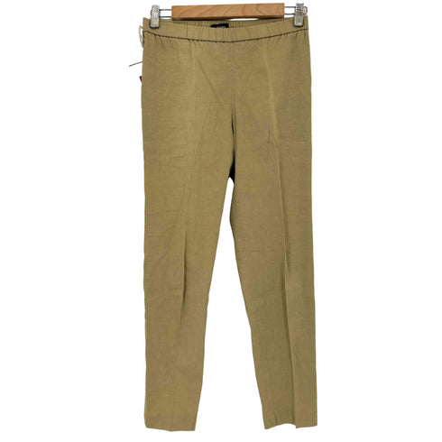 セオリー theory Basic Pull On Pant Eco Crunch Wash リネンクロップドパンツ レディース 2