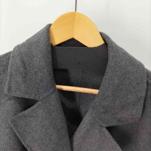 ザラ ZARA ウール混オーバーサイズピーコート レディース JPN:L