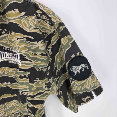ロンズデール LONSDALE カモフラージュシャツ メンズ XL