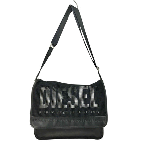 ディーゼル DIESEL ロゴ メッシュ メッセンジャーバッグ ショルダーバッグ メンズ