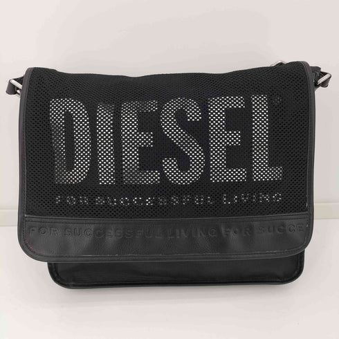 ディーゼル DIESEL ロゴ メッシュ メッセンジャーバッグ ショルダーバッグ メンズ