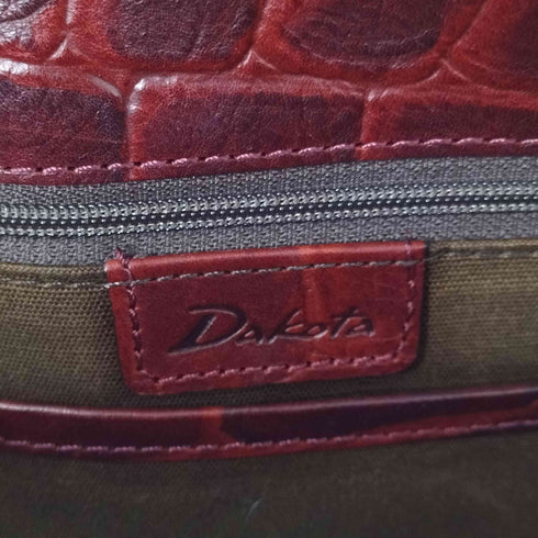 ダコタ dakota クロコダイル レザーハンドバッグ レディース