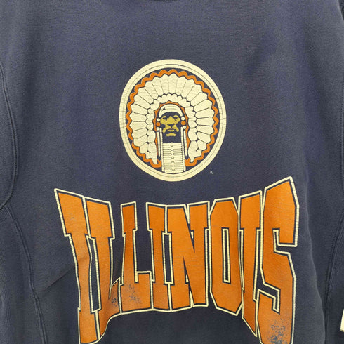 ヘインズ Hanes 80-90s MADE IN USA イリノイ大学 カレッジスウェット メンズ import:L