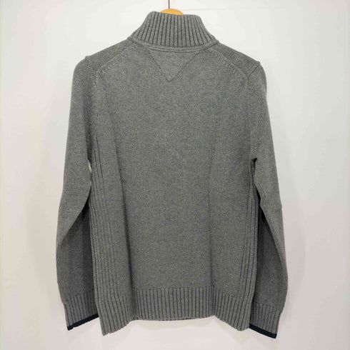 トミーヒルフィガー TOMMY HILFIGER ハーフジップ ボトルネック プルオーバーニット メンズ import:M