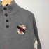 トミーヒルフィガー TOMMY HILFIGER ハーフジップ ボトルネック プルオーバーニット メンズ import:M
