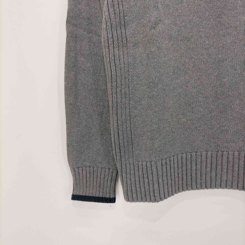 トミーヒルフィガー TOMMY HILFIGER ハーフジップ ボトルネック プルオーバーニット メンズ import:M