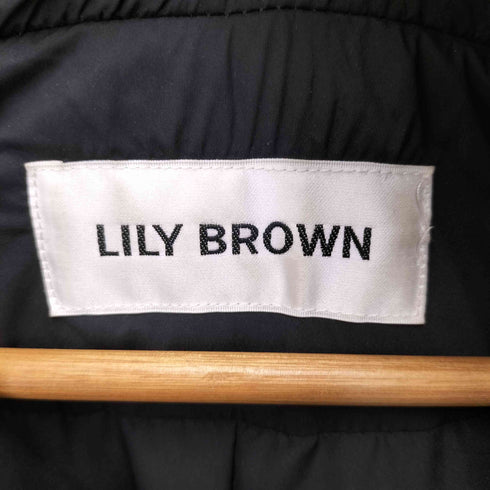 リリーブラウン Lily Brown パッファーロングコート レディース ONE SIZE