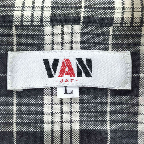 ヴァンヂャケット VAN JAC ボタンダウン チェックシャツ メンズ L