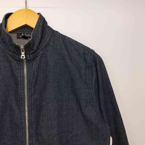 アーペーセー A.P.C. フルジップ カンガルーポケット デニムジャケット メンズ import:S