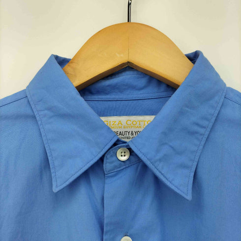 ビューティーアンドユースユナイテッドアローズ BEAUTY & YOUTH UNITED ARROWS 23AW ギザコットン レギュラー フォルム シャツ メンズ JPN:S
