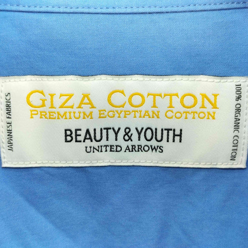ビューティーアンドユースユナイテッドアローズ BEAUTY & YOUTH UNITED ARROWS 23AW ギザコットン レギュラー フォルム シャツ メンズ JPN:S