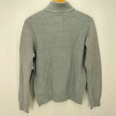 トミーヒルフィガー TOMMY HILFIGER ロゴ刺繍ハーフジップニット レディース JPN:S