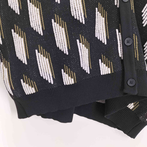 ジャーナルスタンダードレリューム JOURNAL STANDARD relume エアリーモール ジャガードカーディガン メンズ JPN:L