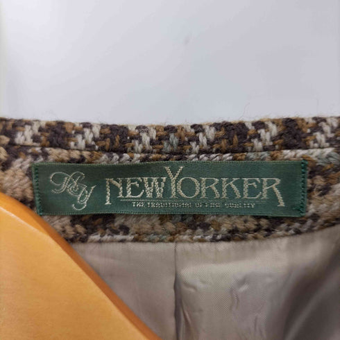 ニューヨーカー NEWYORKER 2Bくるみボタンテーラードジャケット レディース 9AR