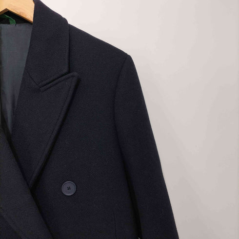 ラコステ LACOSTE ウールブレンドシェブロンロングコート レディース JPN:38