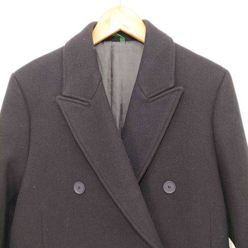 ラコステ LACOSTE ウールブレンドシェブロンロングコート レディース JPN:38