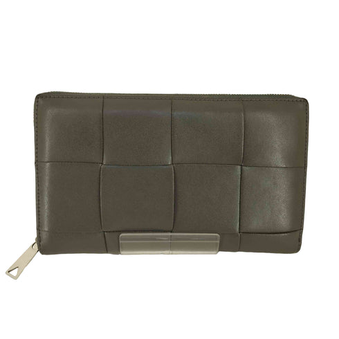 ボッテガヴェネタ BOTTEGA VENETA MADE IN ITALY ラウンドジップ イントレチャートロングウォレット 長財布 メンズ