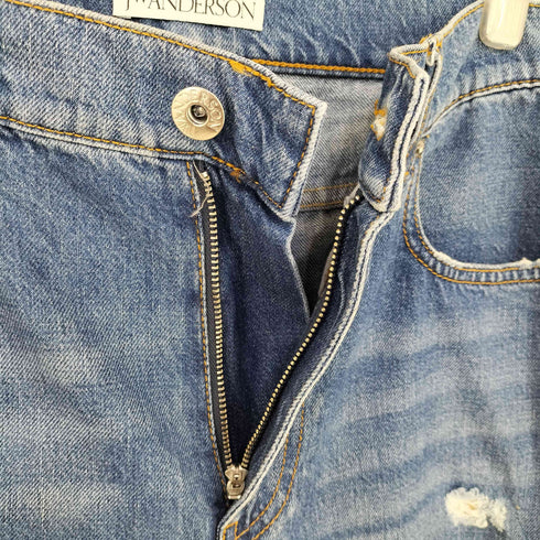 ジェイダブリューアンダーソン JW ANDERSON 23SS チノ切替 ディストレストデニムジーンズ LOOK7 メンズ 30