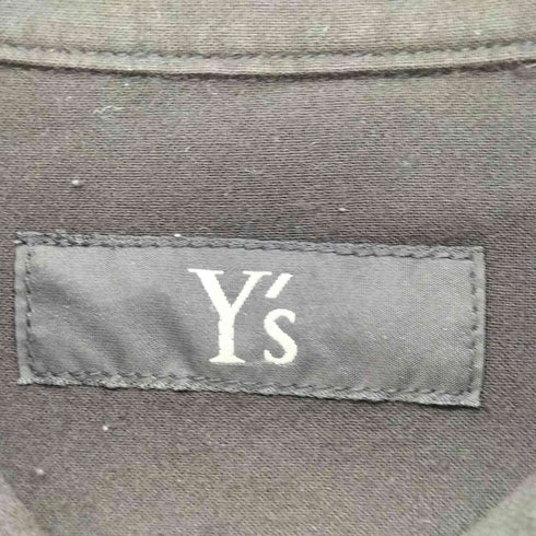 ワイズ Ys 切替 アシンメトリー オーバーサイズシャツ メンズ JPN:2