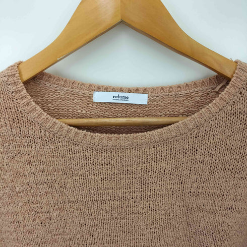 ジャーナルスタンダードレリューム JOURNAL STANDARD relume テープヤーンニュアンスプルオーバー レディース F