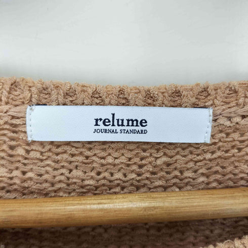 ジャーナルスタンダードレリューム JOURNAL STANDARD relume テープヤーンニュアンスプルオーバー レディース F