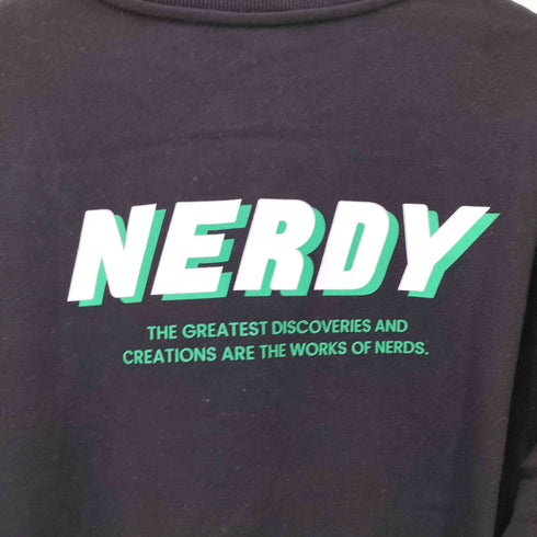 ノルディー nerdy バックプリントトレーナー メンズ M