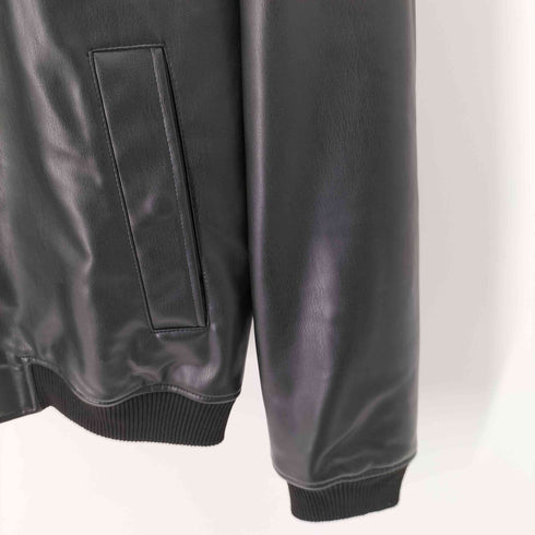 ザラ ZARA フェイクレザー ジップアップ ジャケット メンズ JPN:L