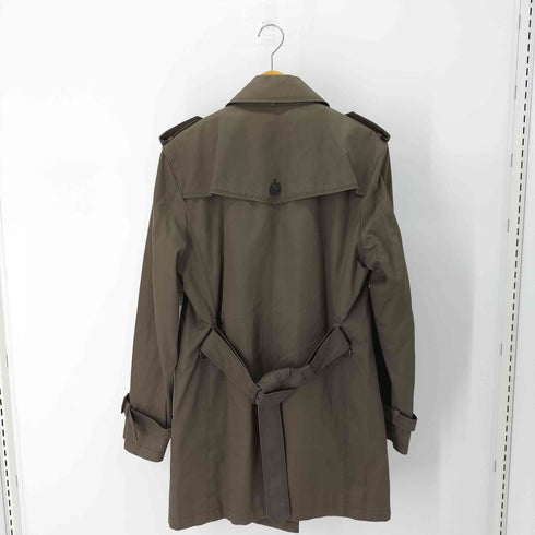 バーバリーブラックレーベル BURBERRY BLACK LABEL 裏地チェック トレンチコート ロングコート メンズ LL